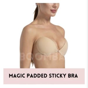 Boomba Magic Padded Sticky Bra - Siza A in Beige